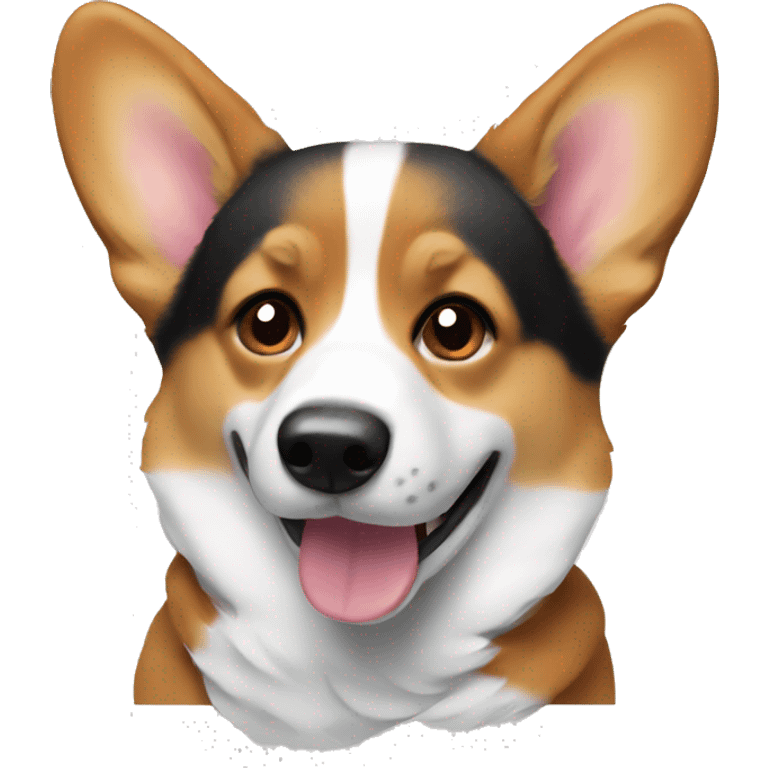 Tri color corgi  emoji