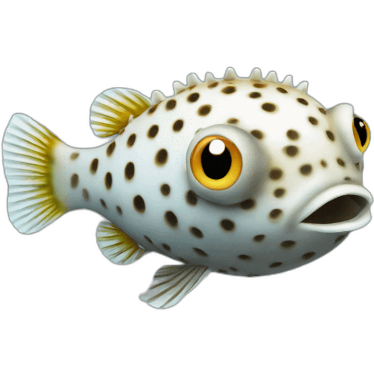 pufferfish avec une carotte emoji