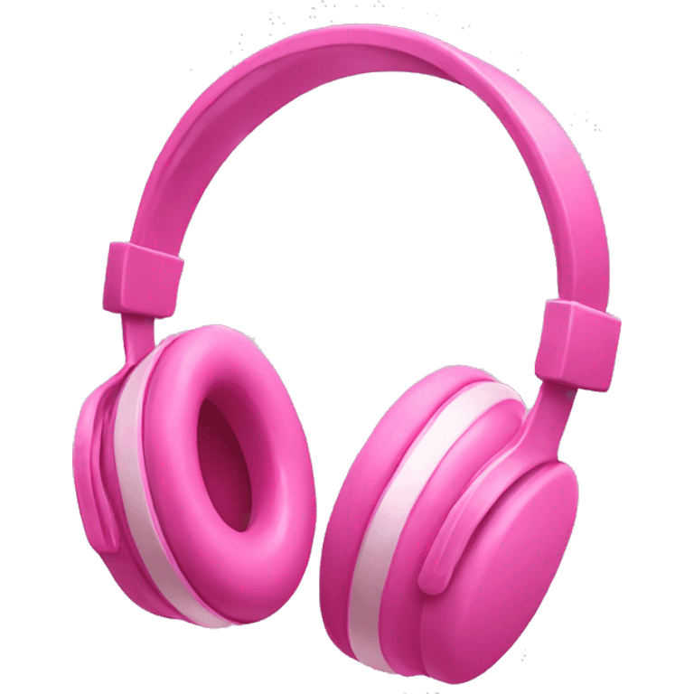 pink headphones with a bow emoji