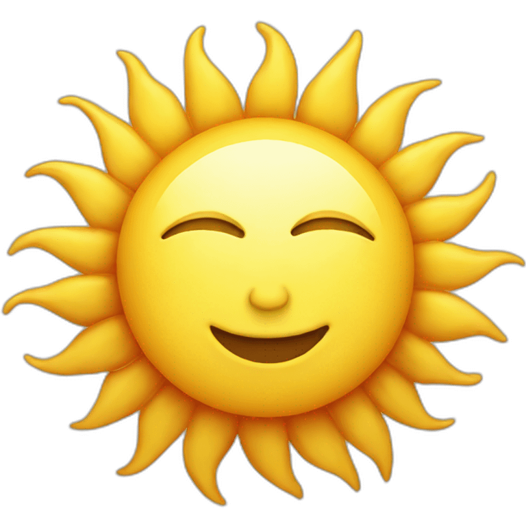 Sun emoji