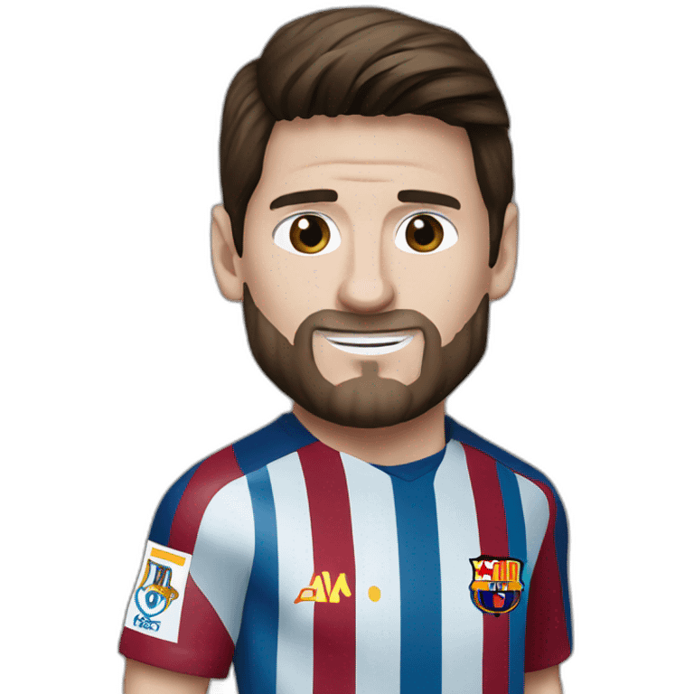 A Lionel Messi emoji