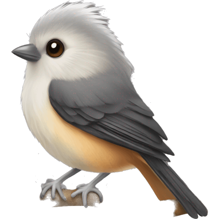 Tufted tit mouse emoji