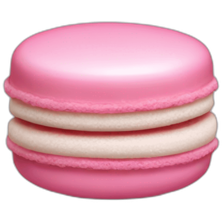 soft pink macaroon emoji