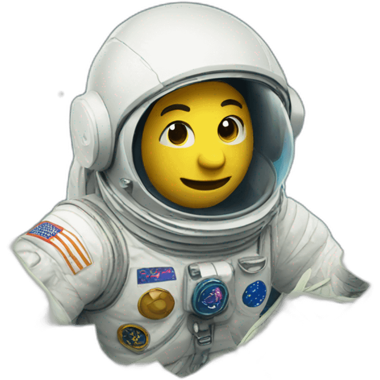 astronaut money emoji