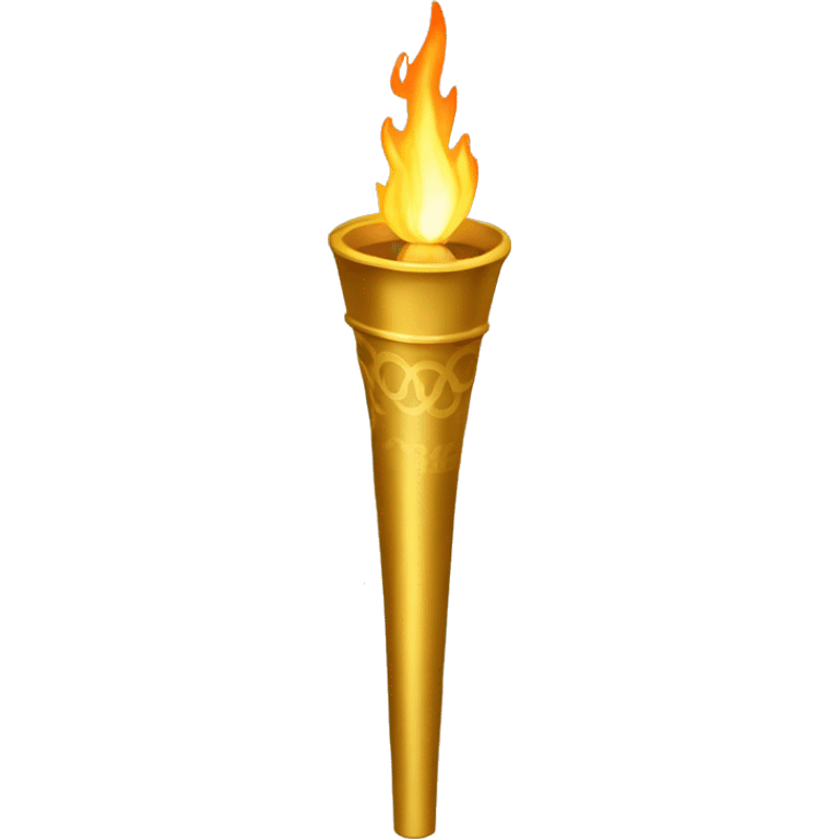 Olympic Gold Torch  emoji