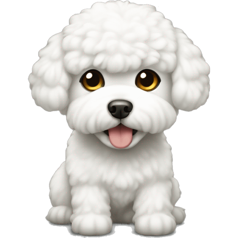 Bichon dog emoji