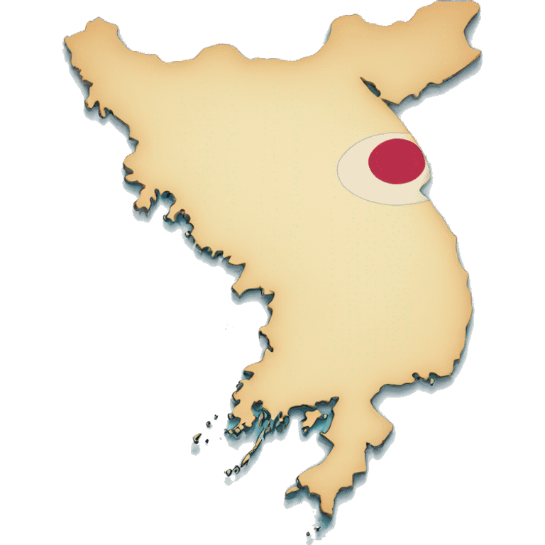 Map of south korea emoji