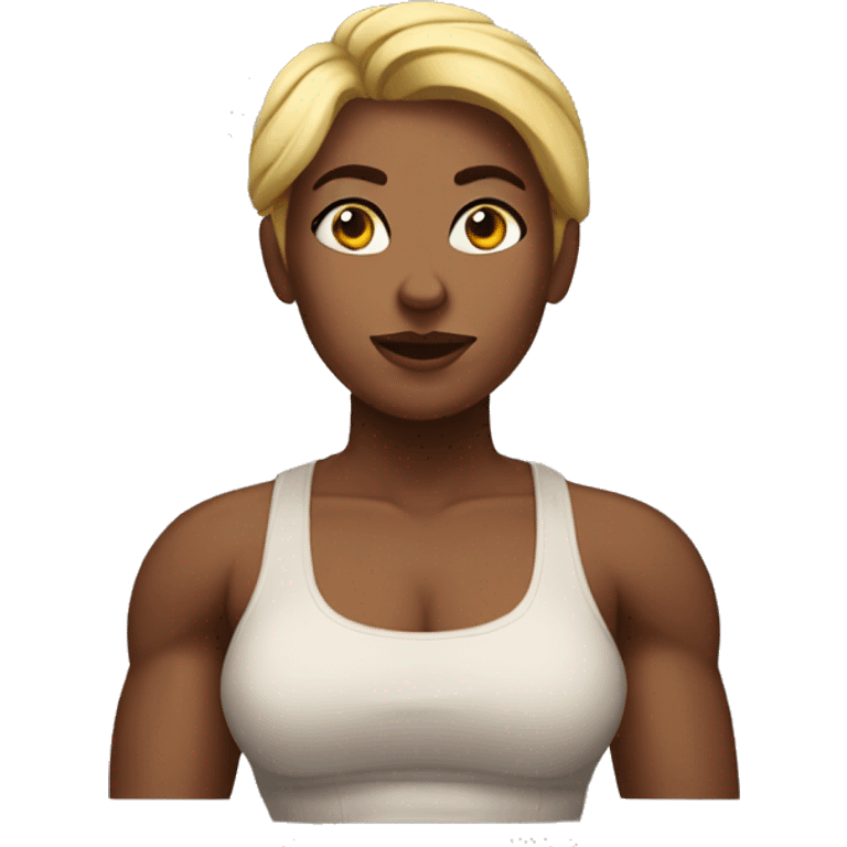 Very buff woman emoji