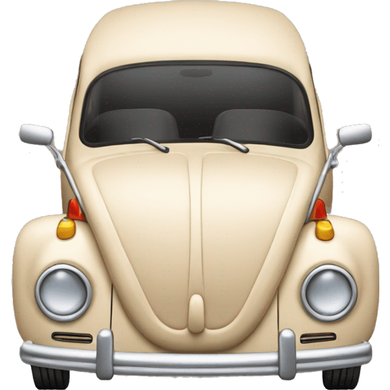 beige volkswagen bug emoji