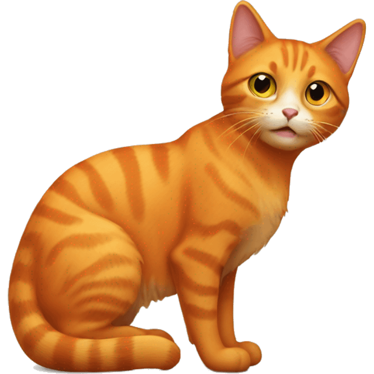 fall orange cat emoji