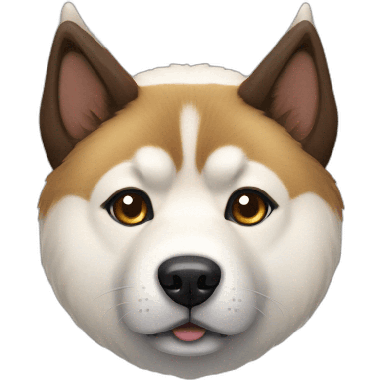 Akita inu roux emoji