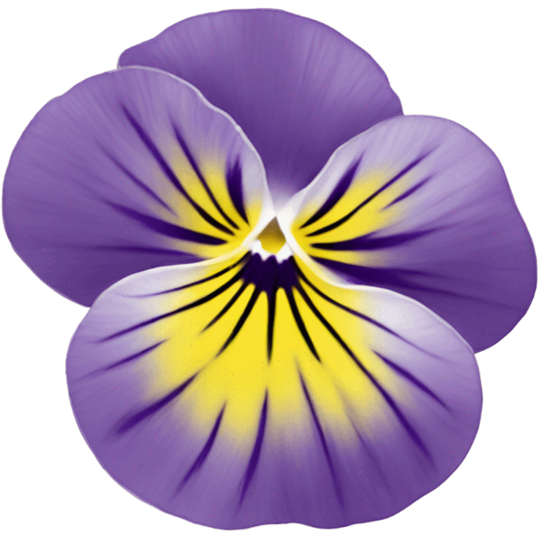 Pansy flower pastel emoji