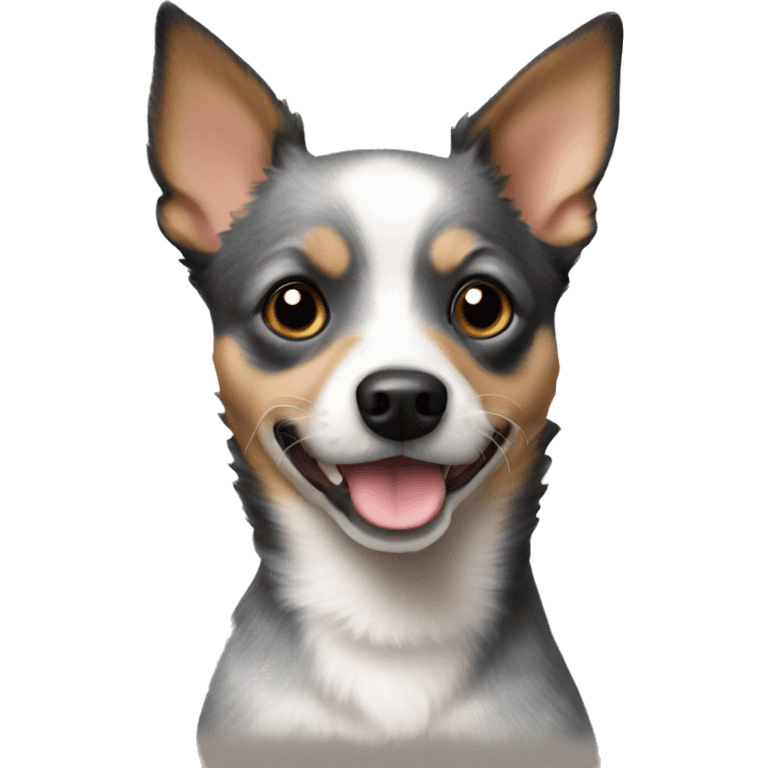 Chihuahua Blue Heeler mix emoji