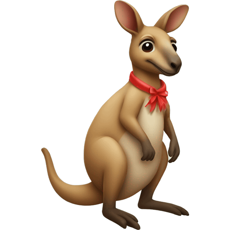 christmas kangaroo  emoji