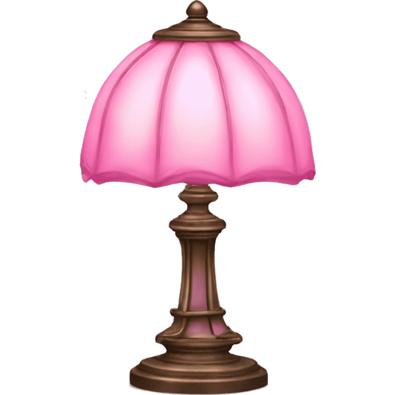 Pink Tiffany lamp emoji