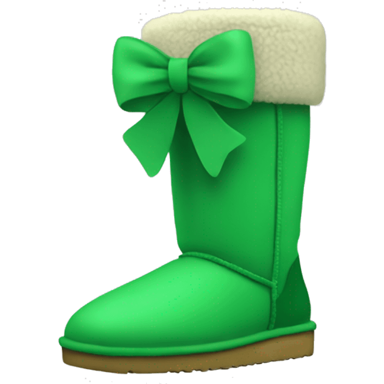 green uggs with bows emoji