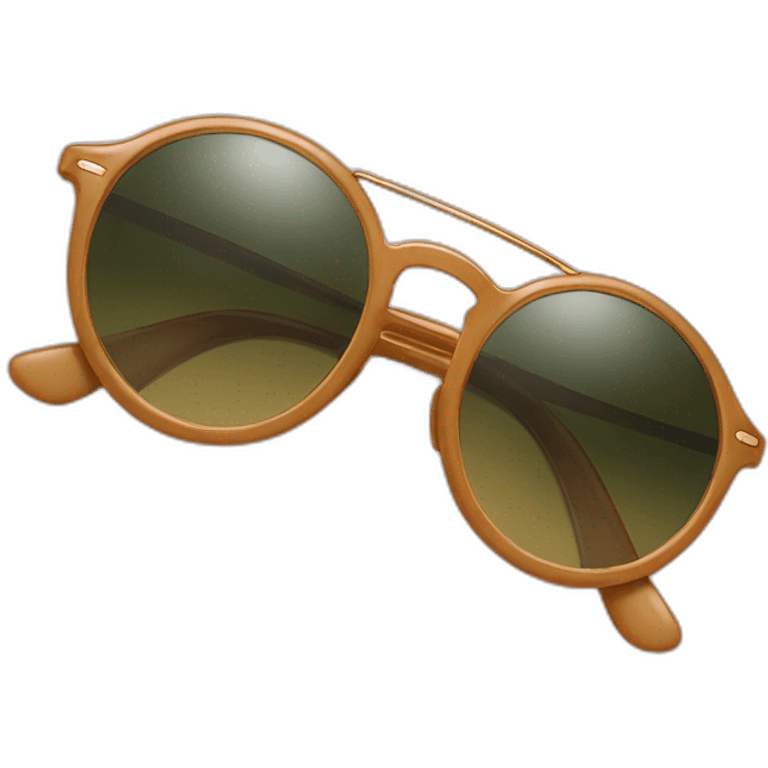 ray ban round sunglasses emoji