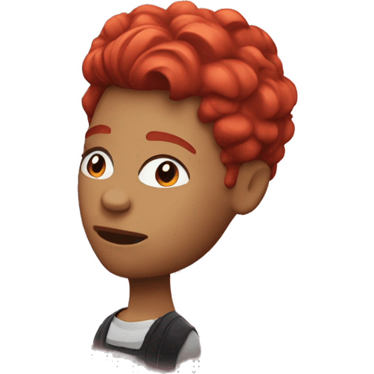 singer with red hair emoji