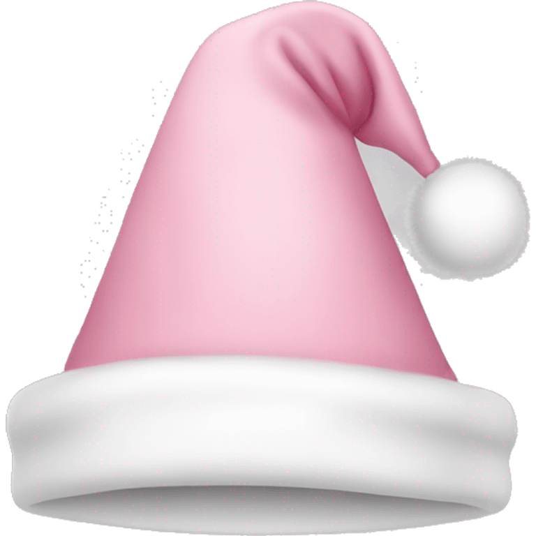 Light pink Christmas hat  emoji