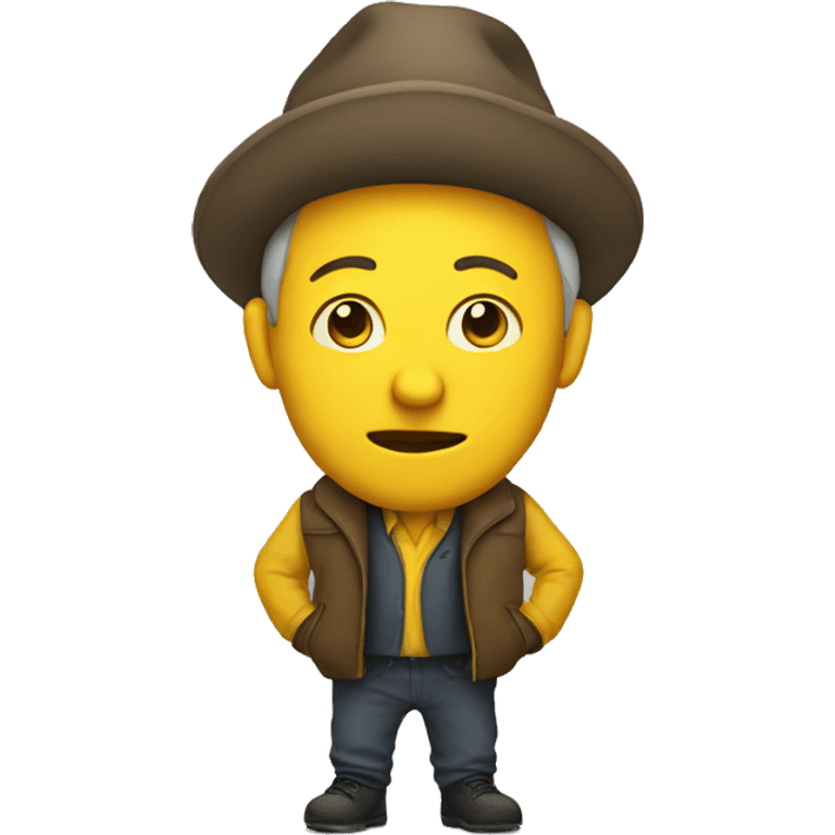 yellow man emoji