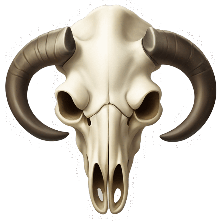 African buffalo skull emoji