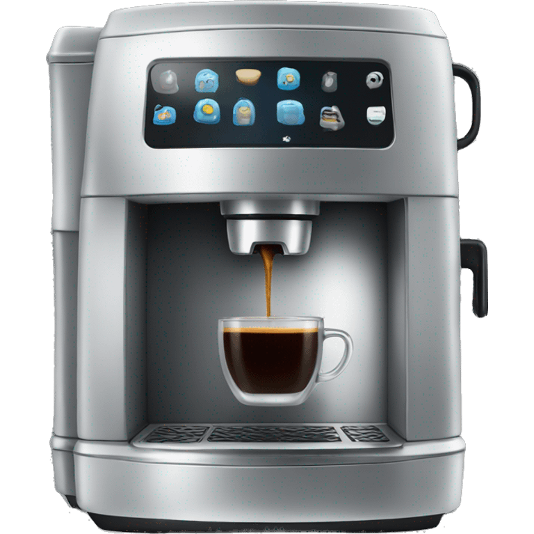 black coffee machine emoji