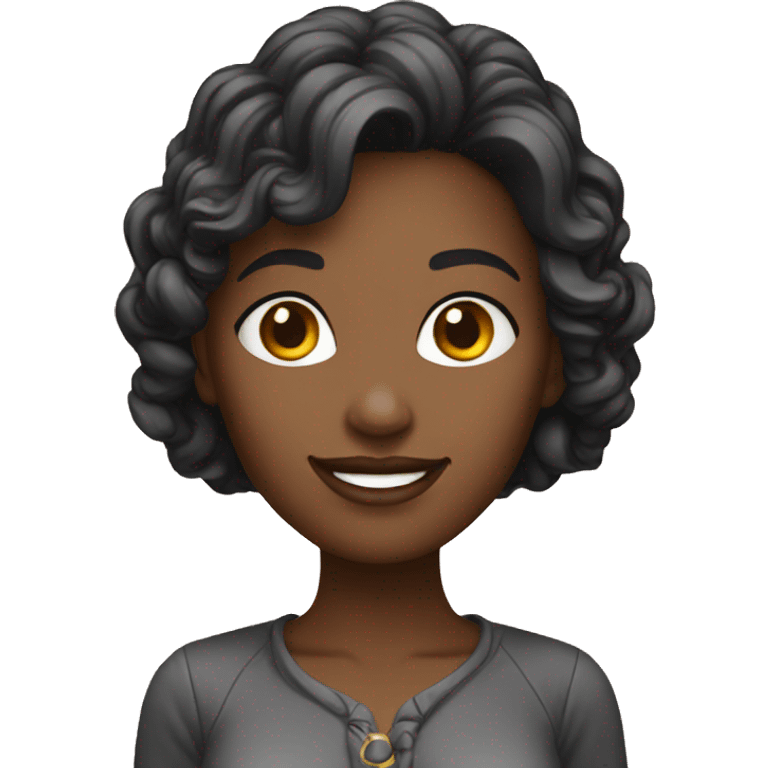 charming woman ai avatar emoji