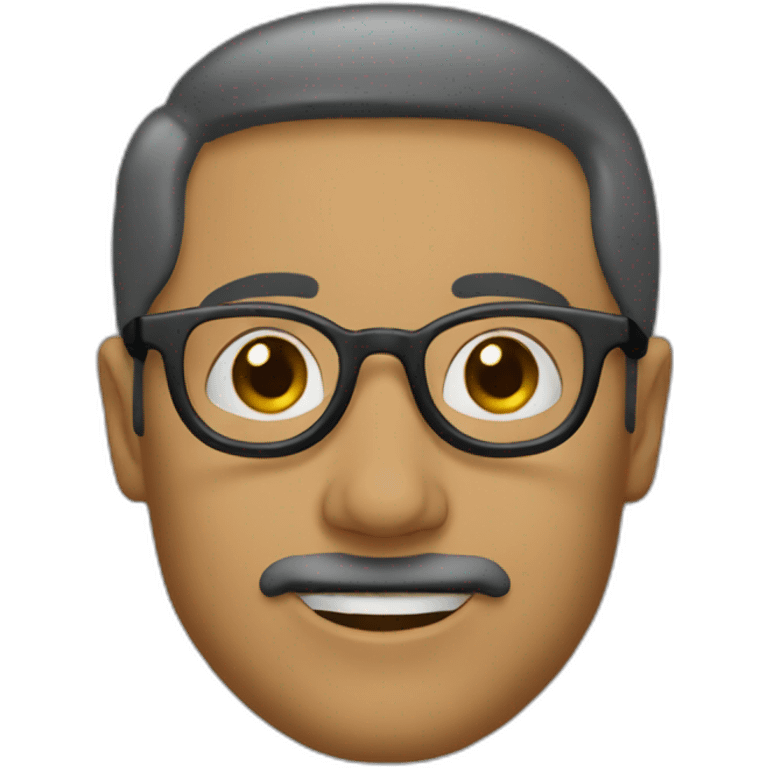 Caca lunette emoji