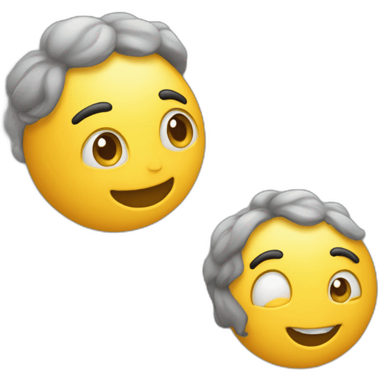 tomber fou amoureux avec des cœurs emoji