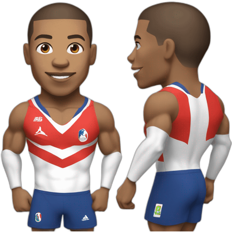 Kylian mbappe, french, world cup, bodybuilder emoji