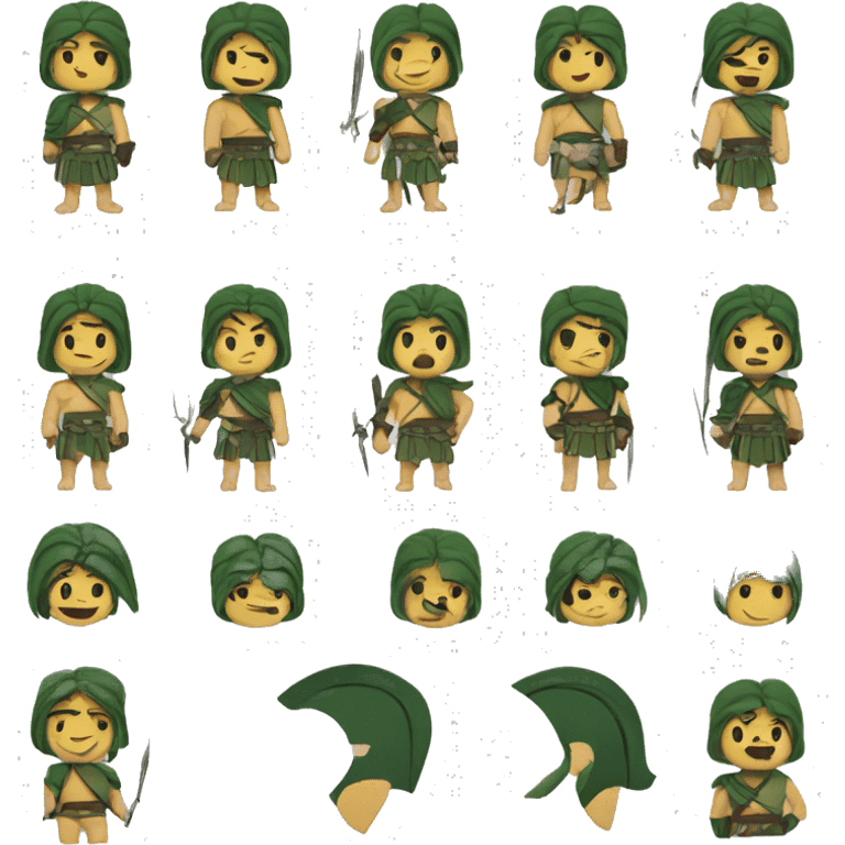 10 organized Spartans emoji