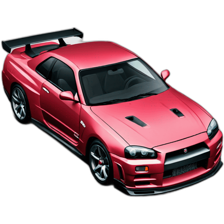 nissan gtr r34 emoji