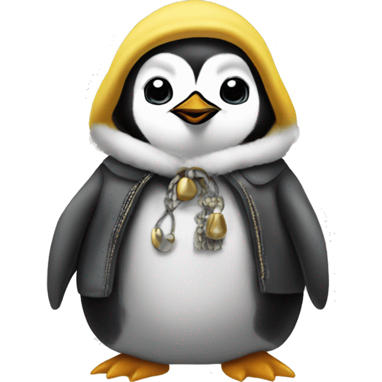 gangster baby skinny emperor penguin cute emoji