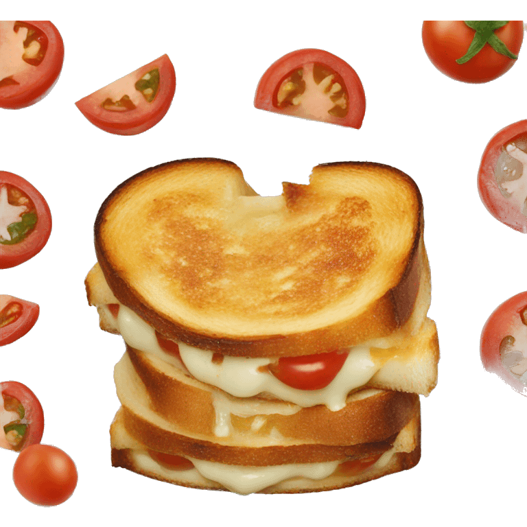 Tomato pesto grilled cheese  emoji