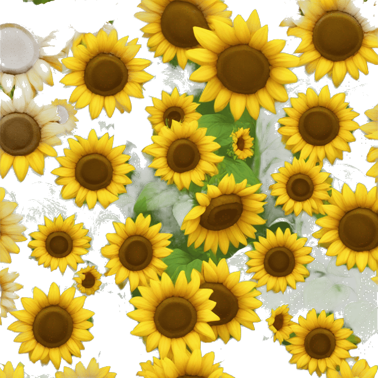 Sunflowers in the sun emoji