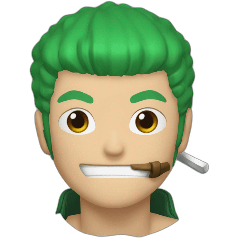 Roronoa Zoro qui ce batt emoji