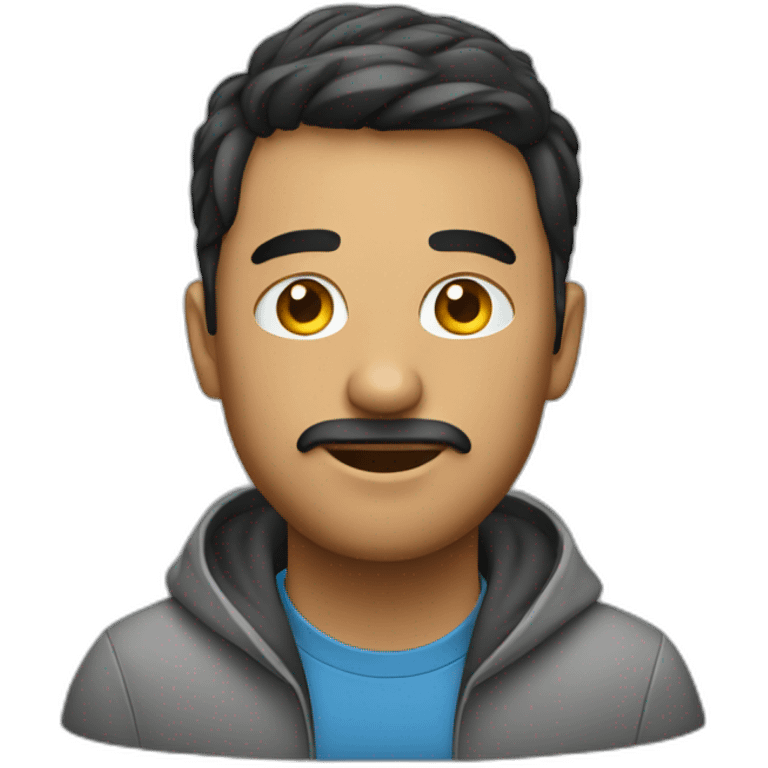 Programmer with a mac emoji