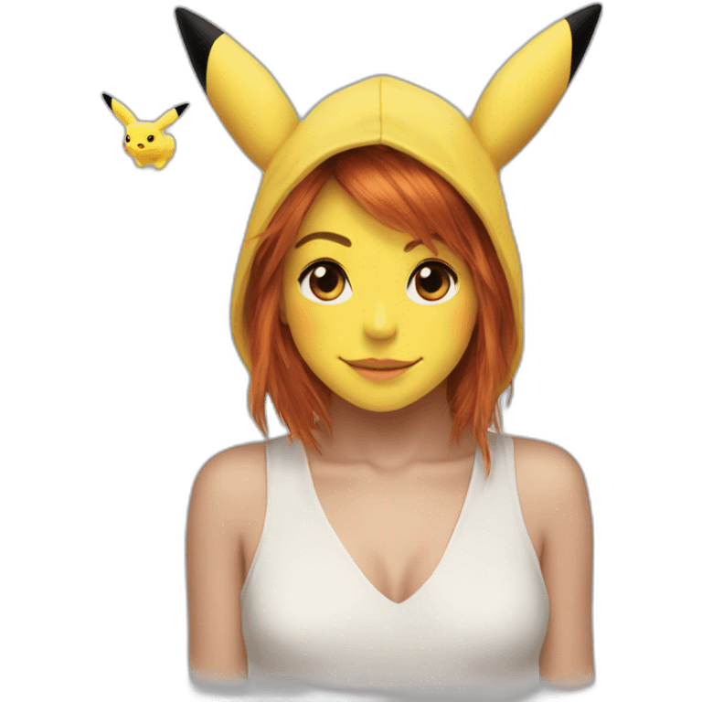 Pikachu in Mylène farmer emoji