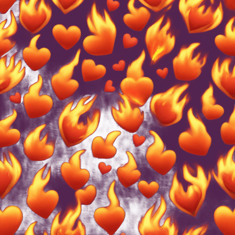 fire heart  emoji