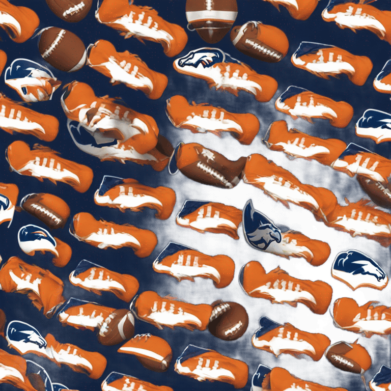 Denver Bronco touchdown emoji