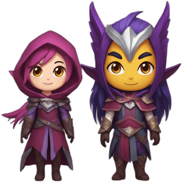 Xayah and rakan emoji