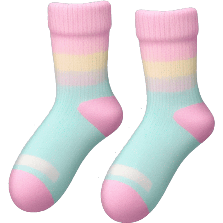 Pastel socks  emoji