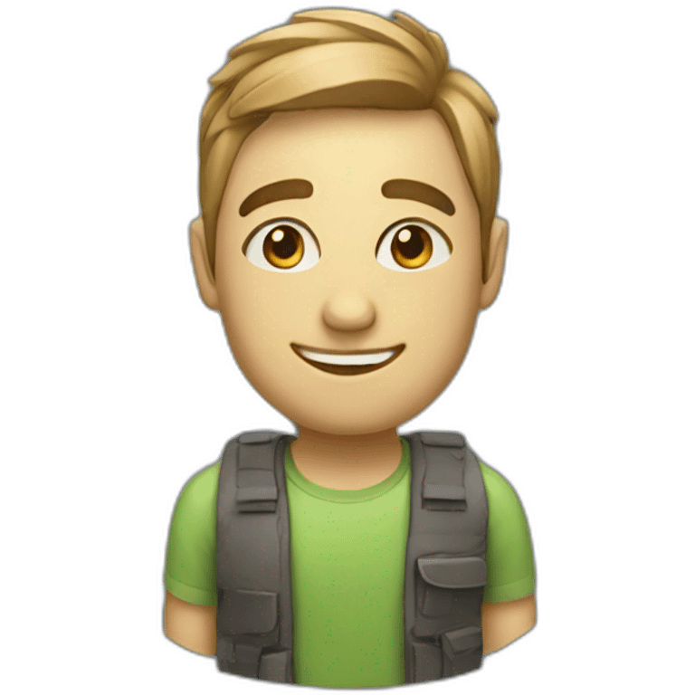 happy and cool coding assistant emoji