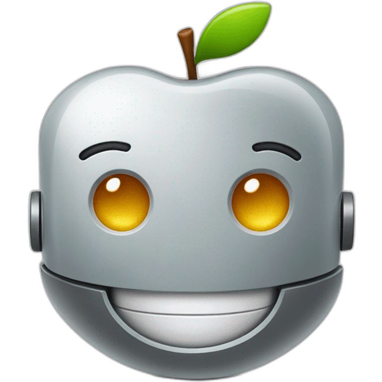 Roboter smile apple emoji