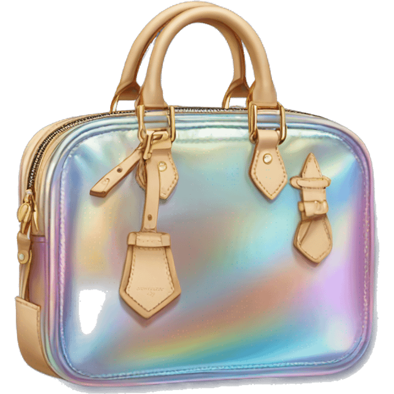 Iridescent Louis Vuitton bag emoji