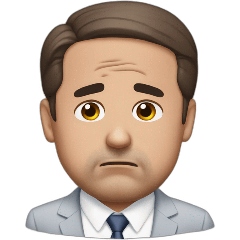 Crying Michael scott emoji