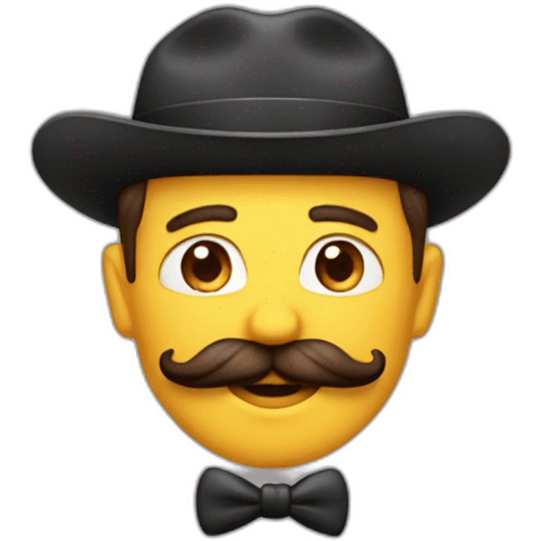 Petit moustache carré emoji