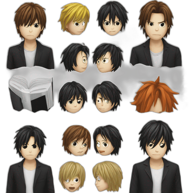 Deathnote livre emoji