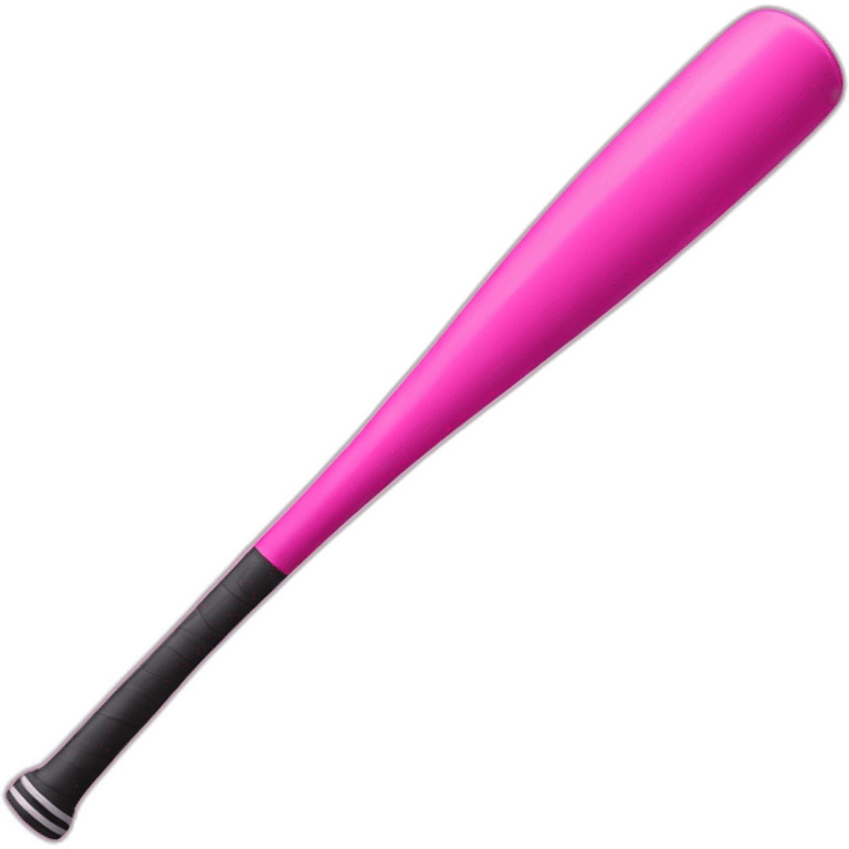 pink baseball bat emoji