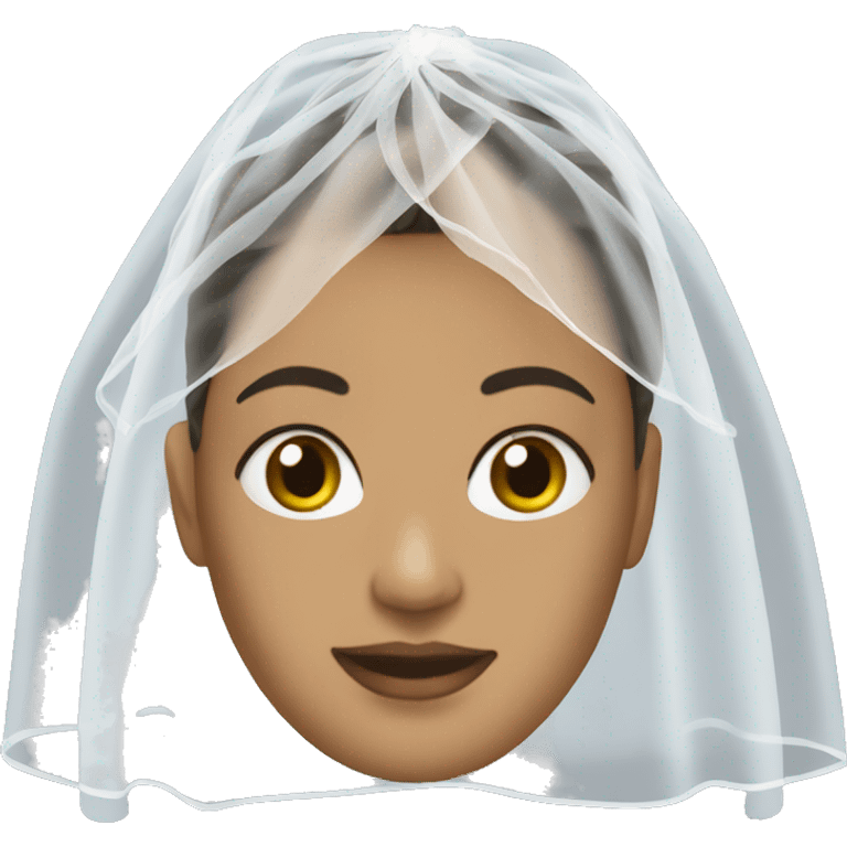 Wedding veil emoji